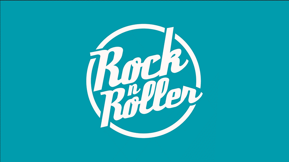 Rock N Roller Logo Animation